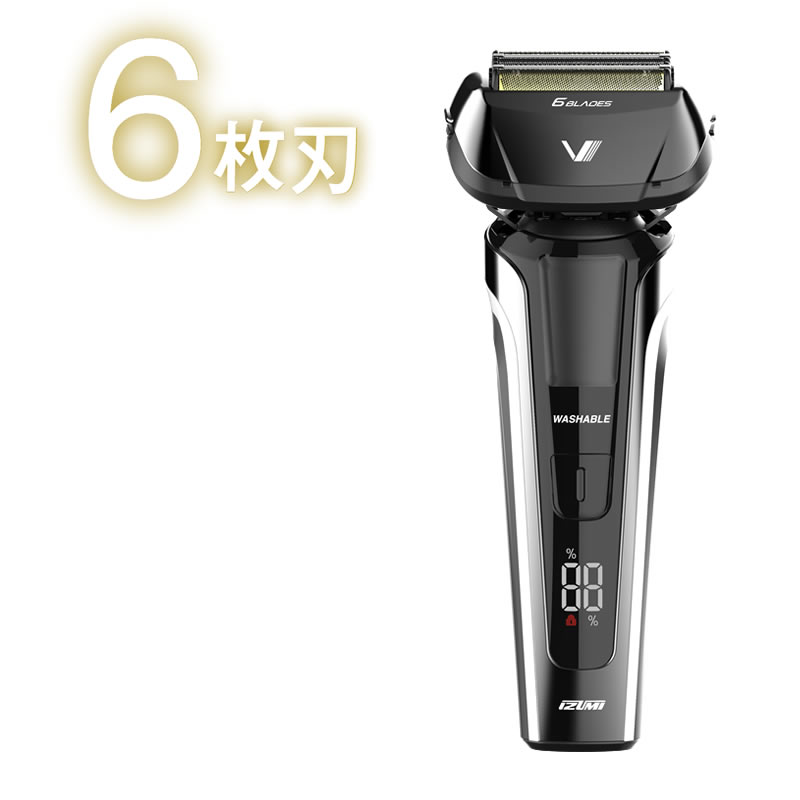 IZUMI IZF-V951-H 電気シェーバー ６枚刃